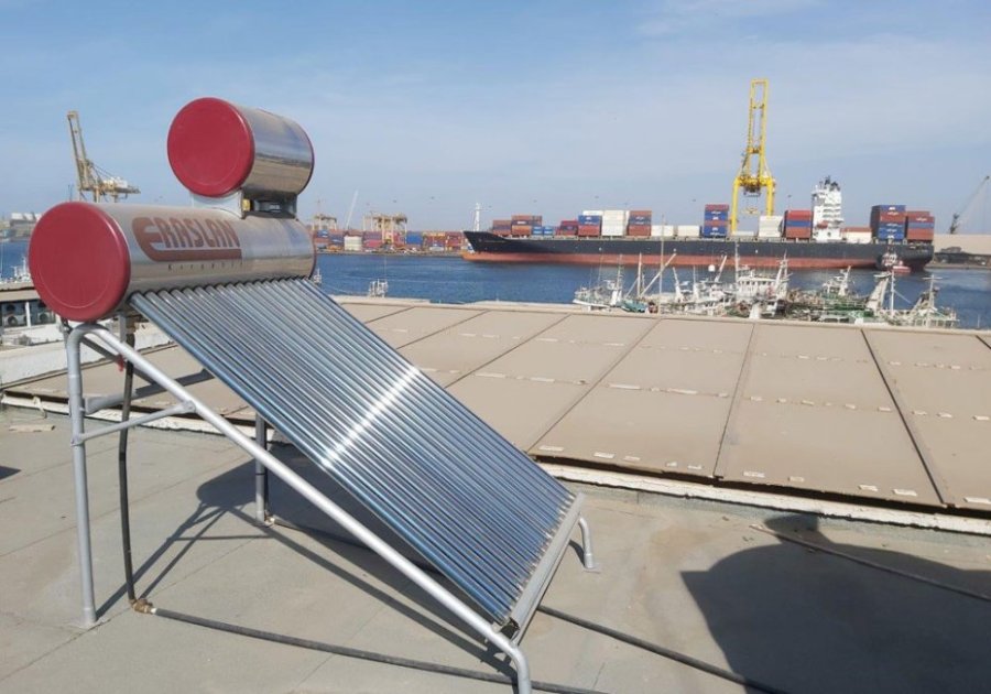 Chauffe-eau solaire 150 l port de Dakar